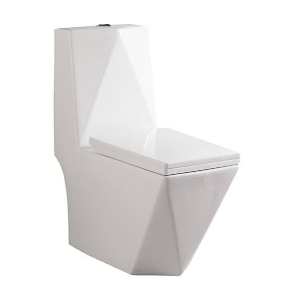 Унитаз монолитный  SANITECO SA-3074 белый 690X360X835