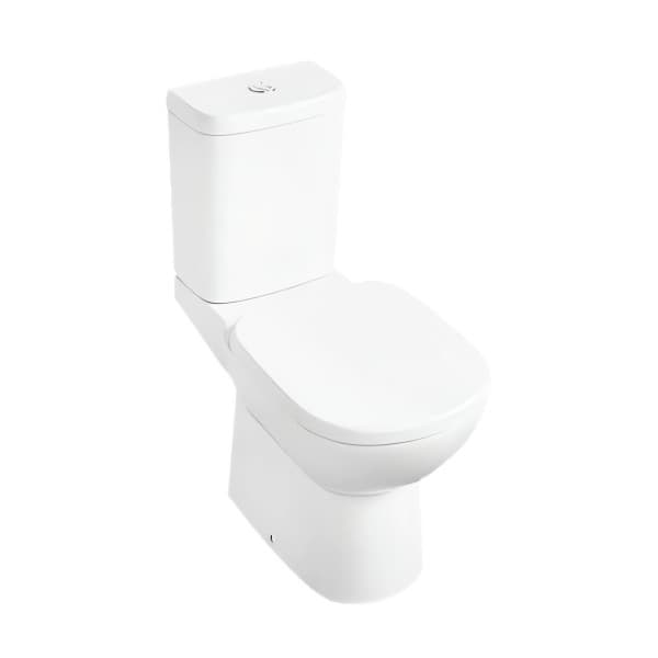 Унитаз монолитный SANITECO SA-28612 белый 710x390x770