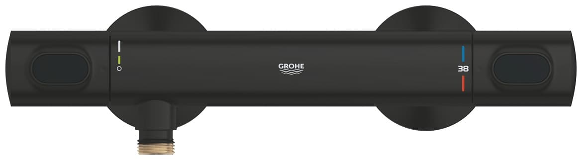 Смеситель для душа Grohe Grohtherm 500, латунь, цвет черный
