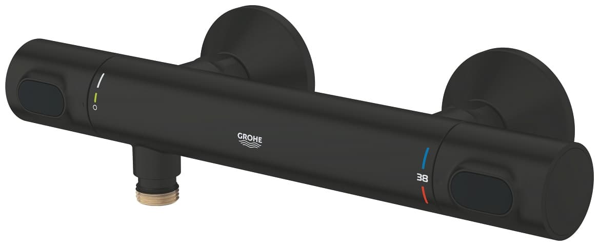Смеситель для душа Grohe Grohtherm 500, латунь, цвет черный