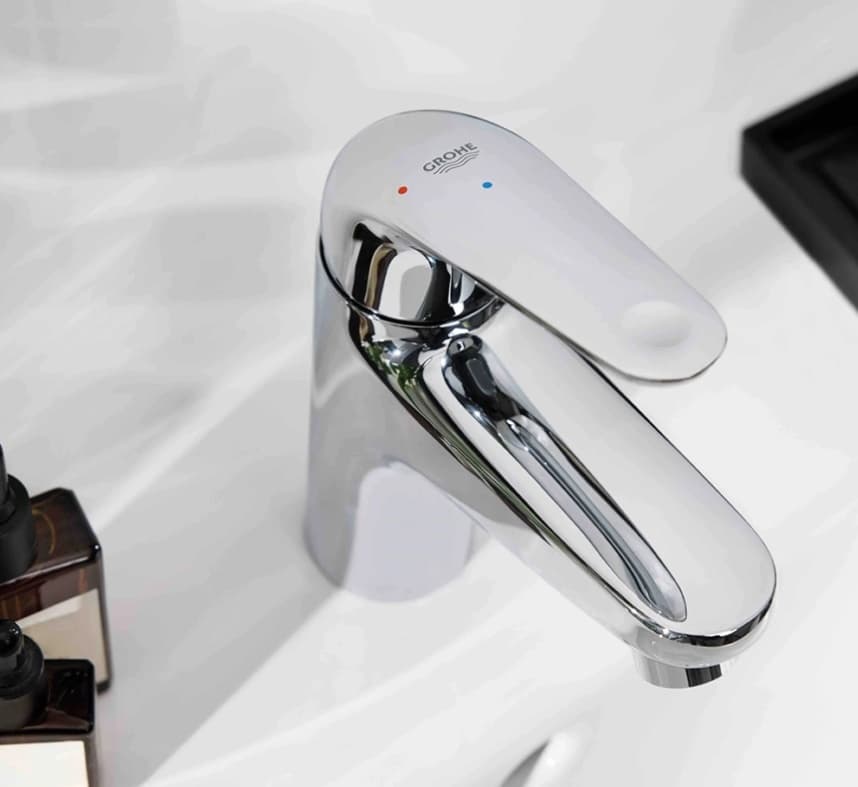 Смеситель для раковины (умывальника) Grohe Euroeco 24268001, однозахватный