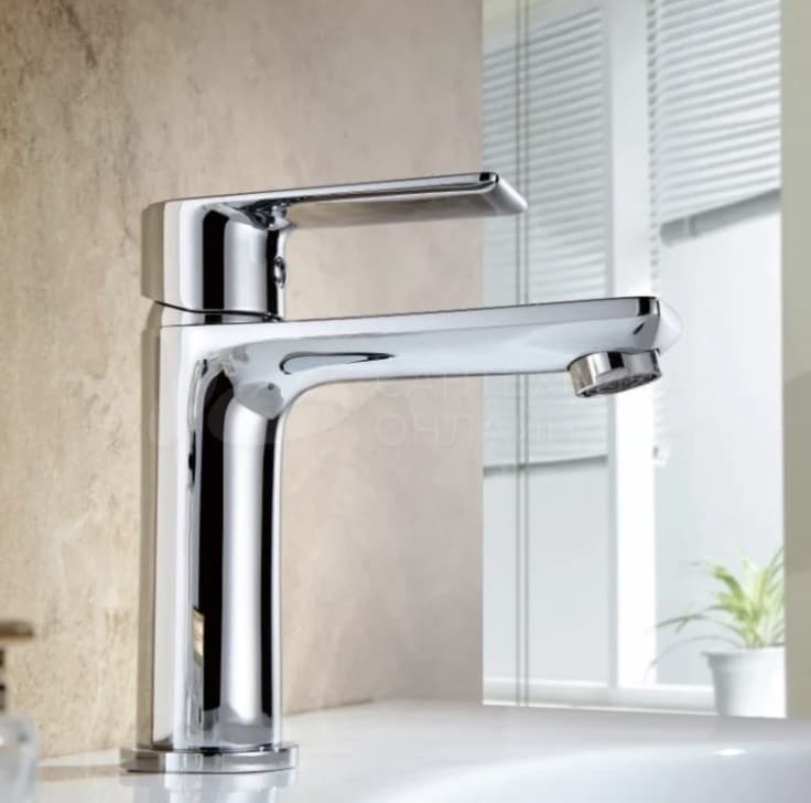 Смеситель Haiba Lumex Chrome C101, латунь, цвет хром