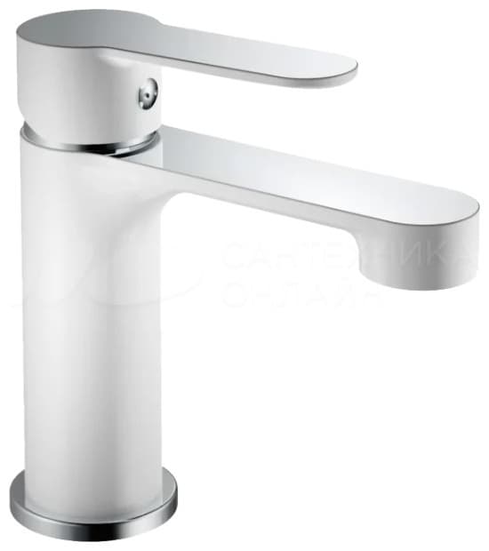 Смеситель Haiba HB10CHW, латунь, цвет белый, хром