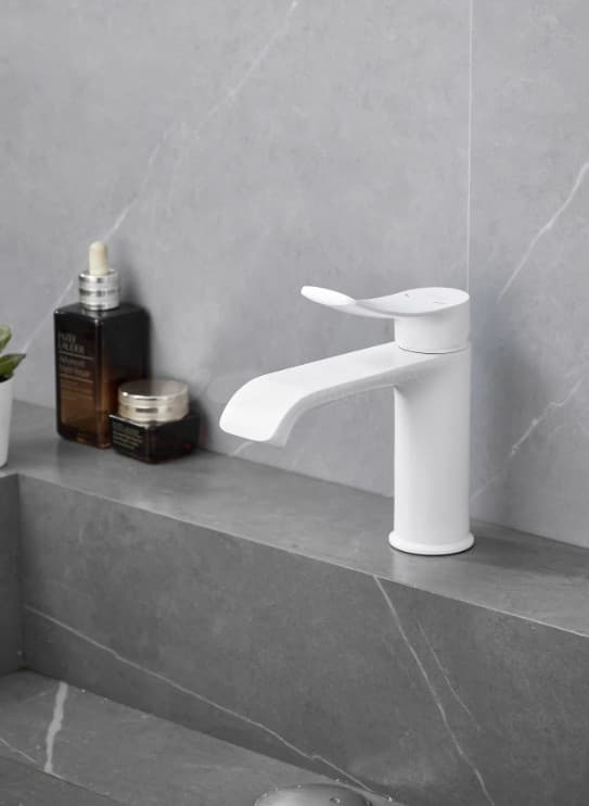 Смеситель Haiba HB105WH, латунь, цвет белый