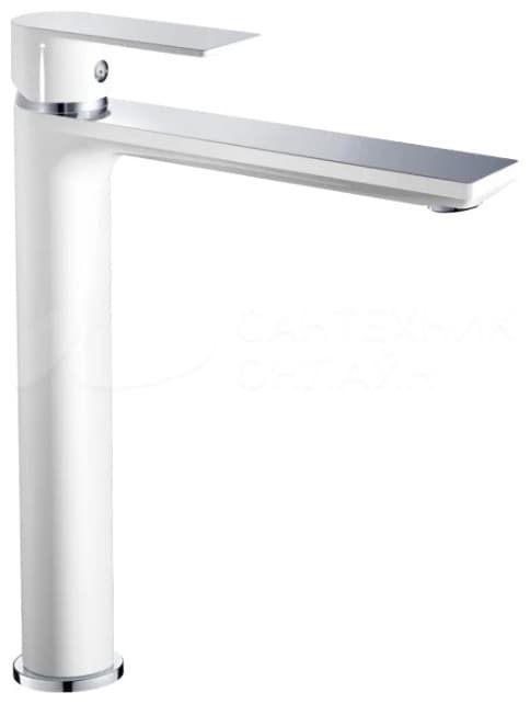 Смеситель Haiba HB1150WCH, латунь, цвет белый, хром