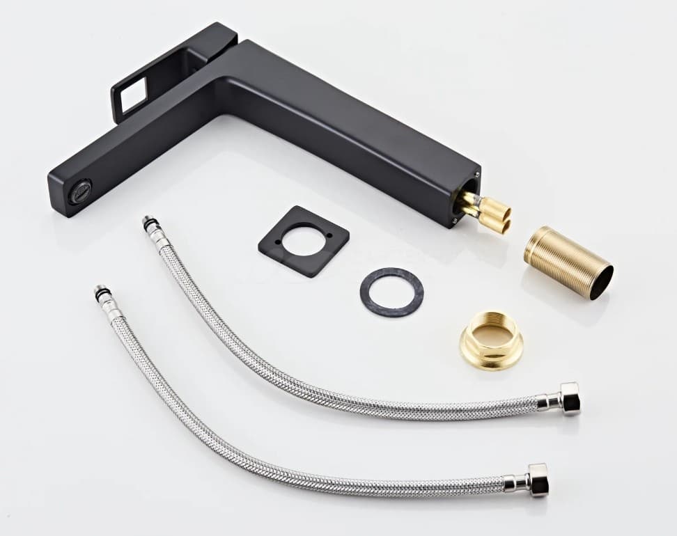 Смеситель Haiba HB116BL, латунь, цвет черный