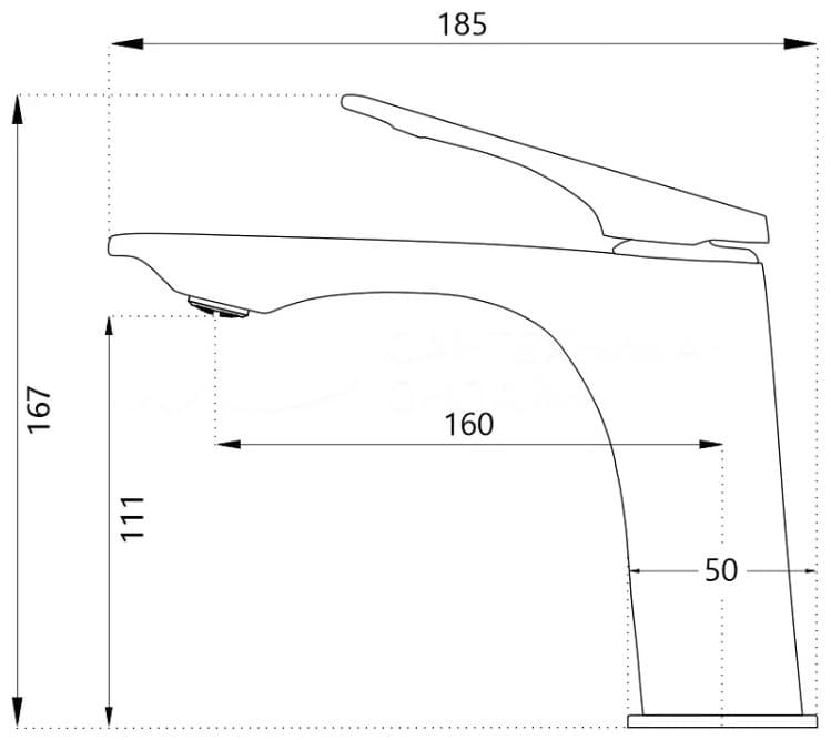 Смеситель Haiba HB108BL, латунь, цвет черный