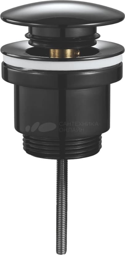 Донный клапан с переливом Haiba HB687BL 32 мм