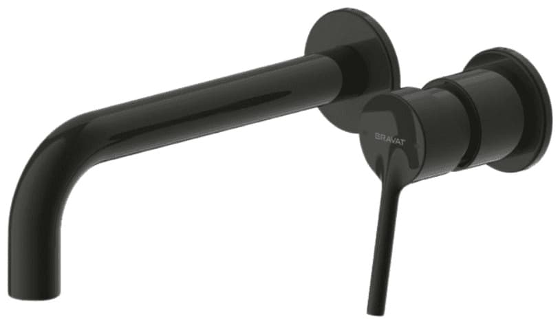 Смеситель BRAVAT P846D96, латунь, цвет черный