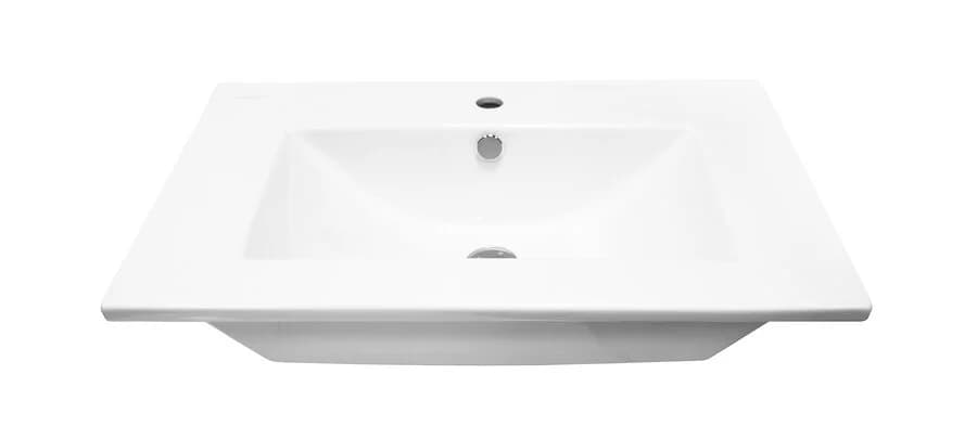 Раковина Sanita Luxe Quadro WB.FN/Quadro/75-C/WHT.G/S1 75