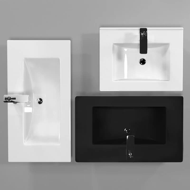Раковина для тумбы Sanita Luxe Quadro WB.FN/Quadro/60-C/WHT.G/S1 60
