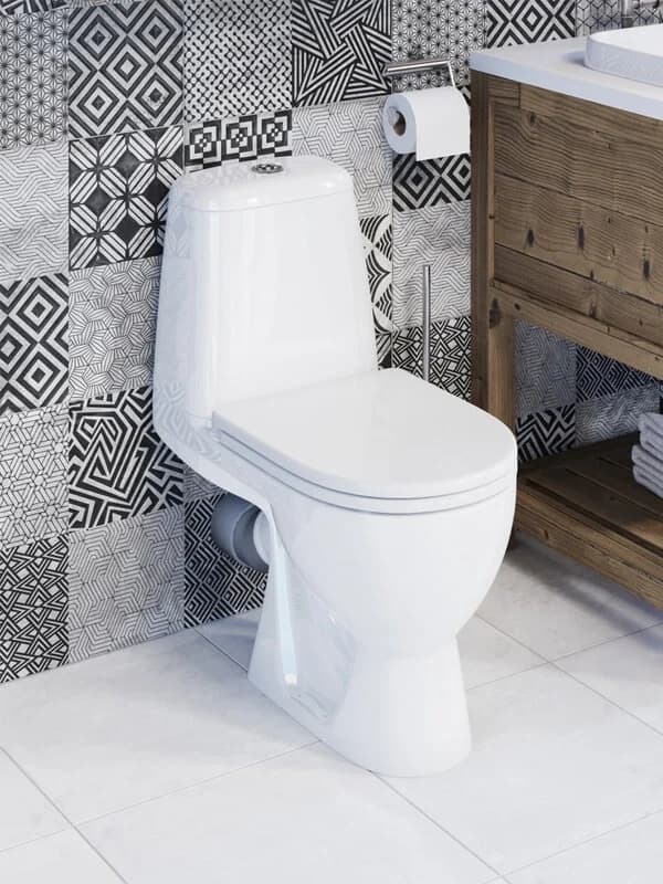Унитаз-компакт Sanita luxe Max, крышка микролифт, дюропласт, WC.CC/Max/2-DM/WHT.G/S1