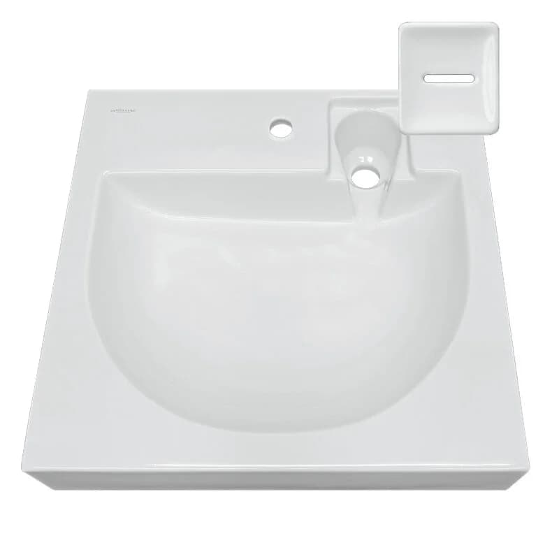 Раковина на стиральную машину Sanita Luxe Galaxy WB.WM/Galaxy/60-C/WHT.G/S1 60 см, белый