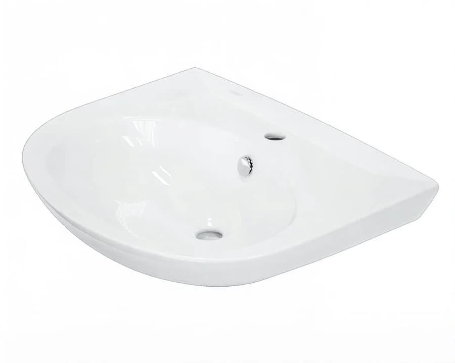 Раковина Sanita Luxe Classic WB.PD/Classic/65-C/WHT.G/S1 с пьедесталом PD.FS/Classic/N/WHT.G/S1