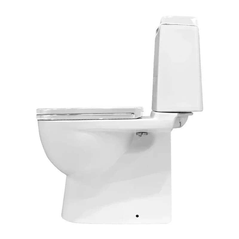 Напольный унитаз-компакт Sanita Luxe Best Comfort WC.CC/Best/2-DM/WHT.G/S1, крышка микролифт