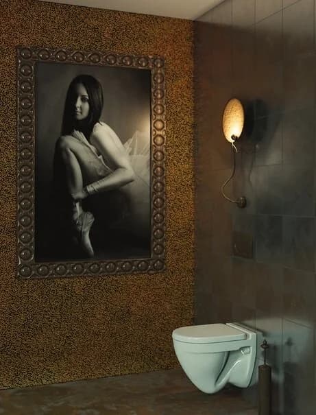 Подвесной унитаз Sanita Luxe Attica WC.WH/Attica/DM/WHT.G/S1 с сидением SoftClose