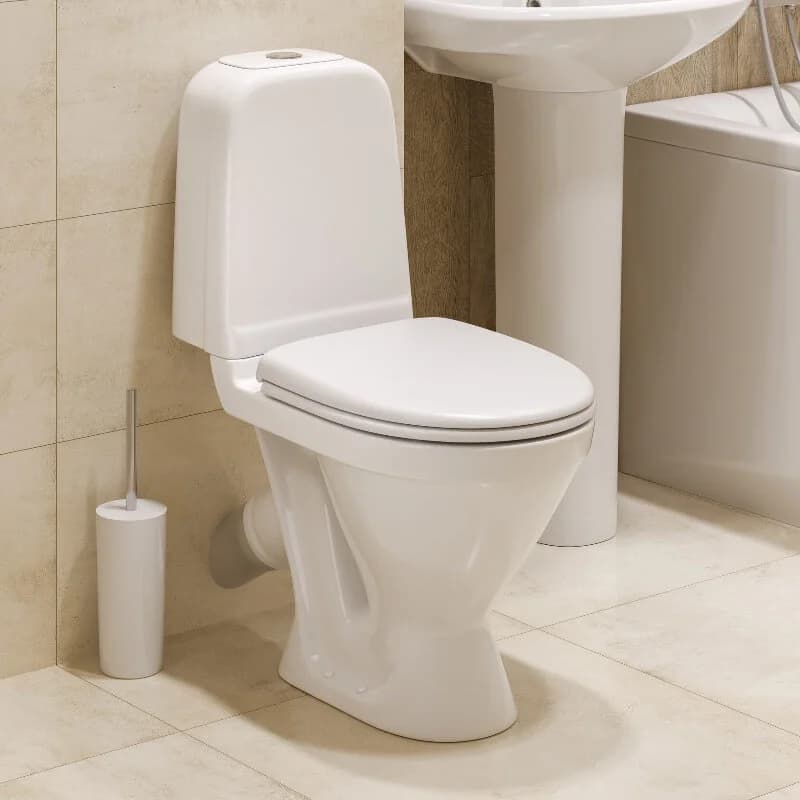Унитаз-компакт Sanita Самарский WC.CC/Samarsky/1-P/WHT.G/S1, крышка стандарт, цвет белый