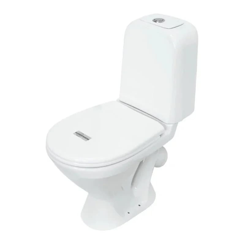 Комплект унитаз-компакт с биде Sanita Самарский WC.CC/Samarsky/2-TM/WHT.G/S1/BD.FS/Samarsky/C/WHT.G/S1, цвет белый