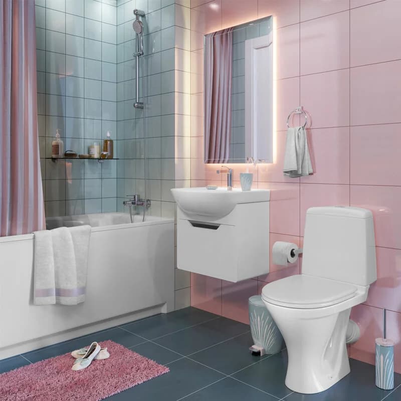 Напольный унитаз Sanita Аттика WC.CC/Attica/1-P/WHT.G/S1, крышка стандарт