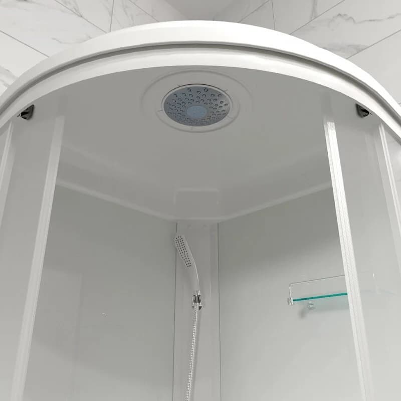 Душевая кабина Triton Стандарт Щ0000063055, 90 x 90 см, поддон средний В, стекло Вельвет, профиль белый