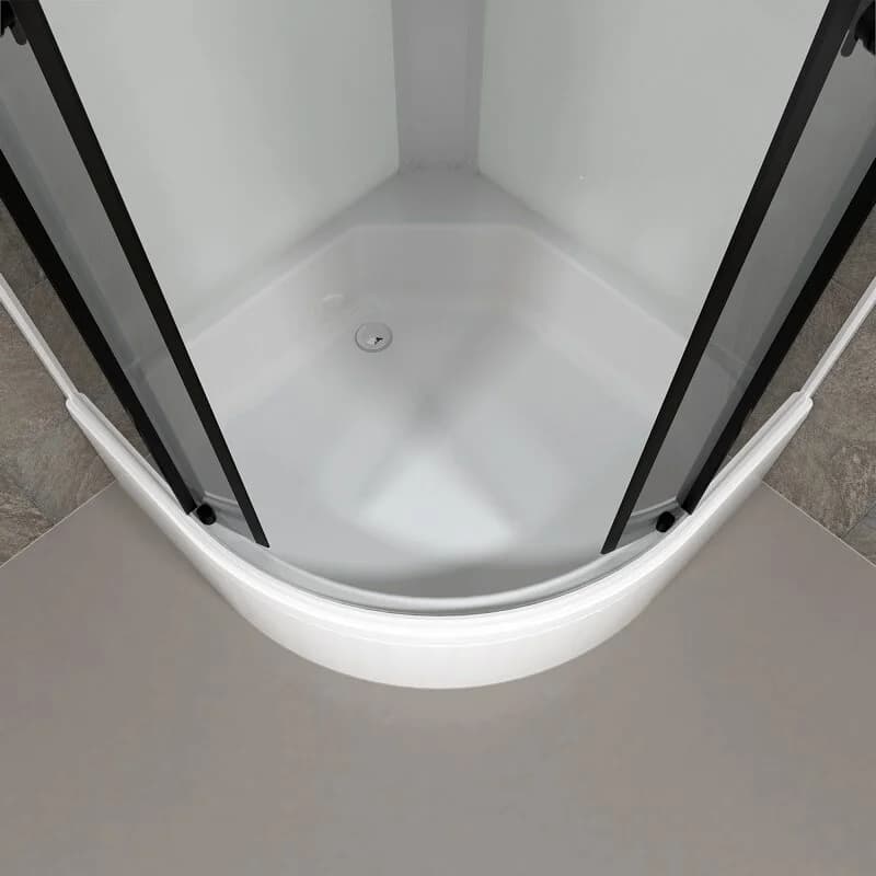 Душевая кабина Triton Грэй Щ0000066463, 90 x 90 см, поддон средний В, стекло тонированное, профиль белый