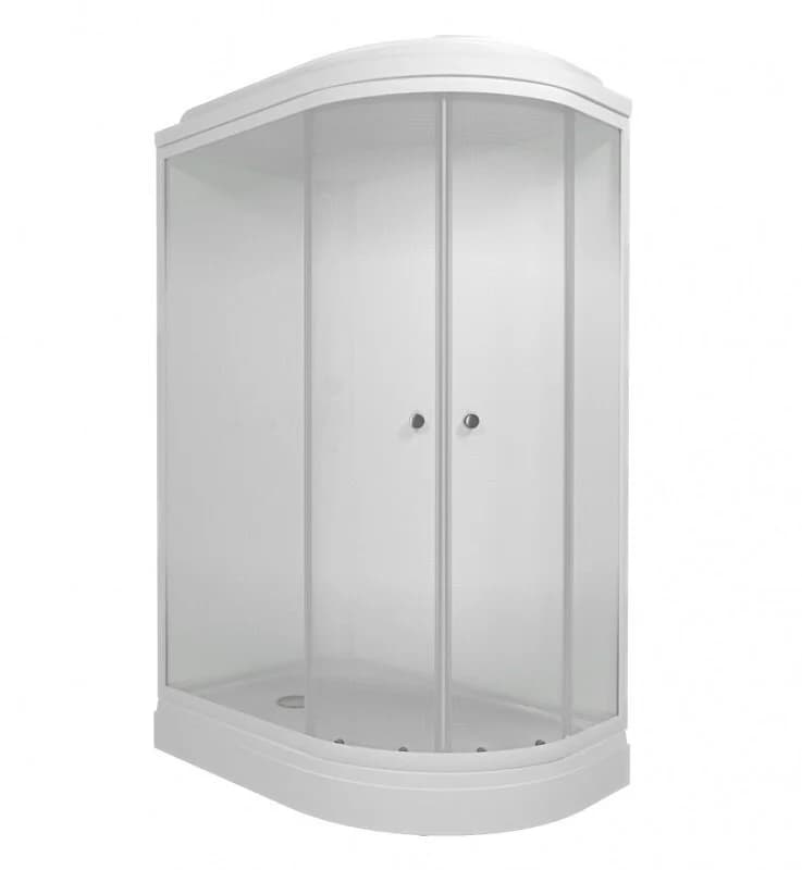 Душевая кабина Triton Коралл-Лайт Щ0000068945/Щ0000068946, 120 x 80 см, поддон А 17 см, левая/правая, стекло Градиент, профиль белый