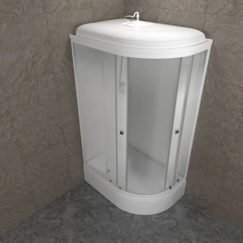 Душевая кабина Triton Коралл-Лайт Щ0000068947/Щ0000068948, 120 x 80 см, поддон средний В, левая/правая, стекло Градиент, профиль