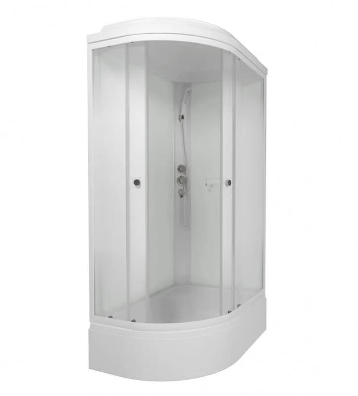 Душевая кабина Triton Коралл-Лайт Щ0000068947/Щ0000068948, 120 x 80 см, поддон средний В, левая/правая, стекло Градиент, профиль