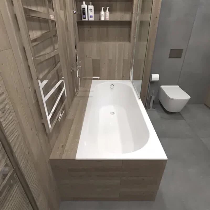 Ванна из искусственного камня Triton Омега Щ0000067077 170 x 70 см, белая