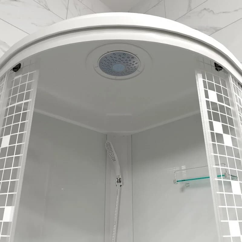 Душевая кабина Triton Стандарт Щ0000061822, 100 x 100 см, поддон средний В, стекло Мозаика, профиль белый