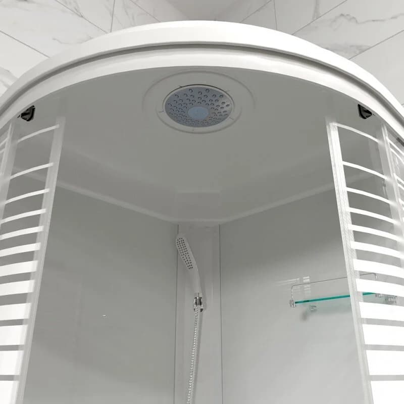 Душевая кабина Triton Стандарт Щ0000061842, 90 x 90 см, поддон А 17 см, стекло Полосы, профиль белый
