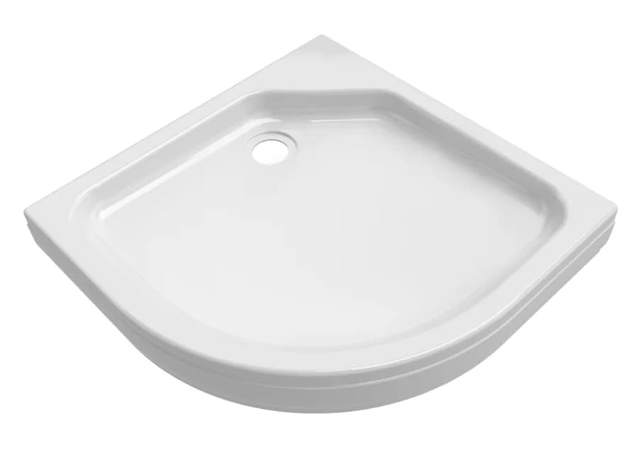 Поддон душевой Triton Щ0000038720, 80 x 80 см, ПД22 высота 17 см, четверть круга, белый