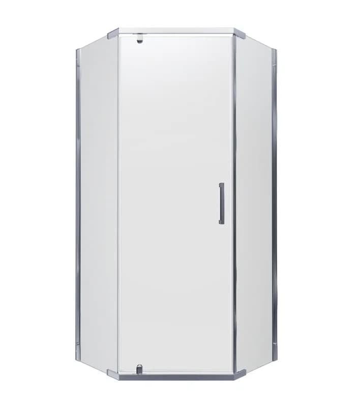 Душевой уголок Triton Дека Щ0000056789, 100 x 100 см, стекло прозрачное, профиль хром