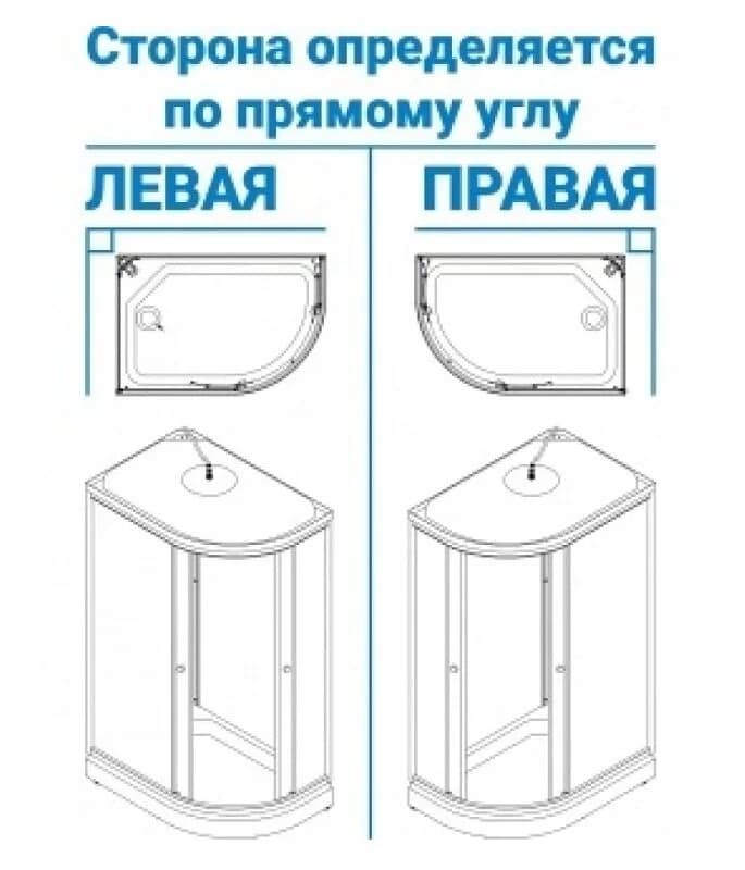 Душевой уголок Triton Коралл Щ0000064128, 120 x 80 см, А, стекло Мозаика, профиль белый