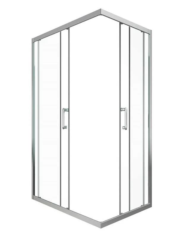 Душевой уголок Triton Фикс Щ0000067441, 120 x 80 см, стекло прозрачное, профиль хром