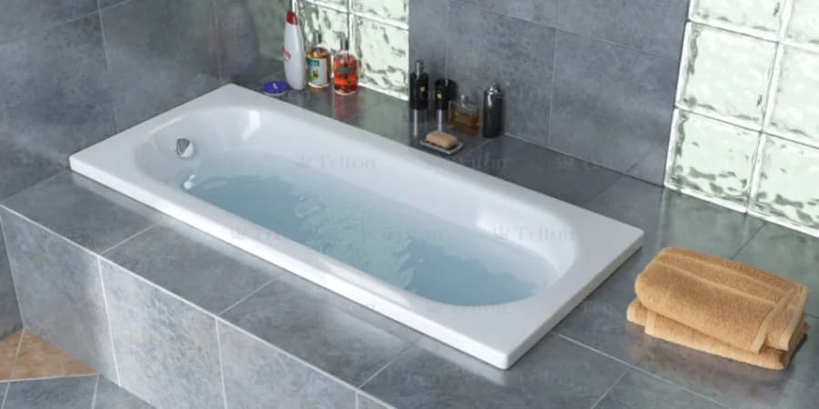 Ванна акриловая Triton Ультра Щ0000017401, 130 х 70 см, белая