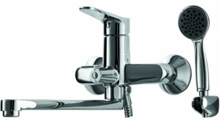 Смеситель для ванны с душем BRAVAT Eco F6111147C-LB, однозахватный