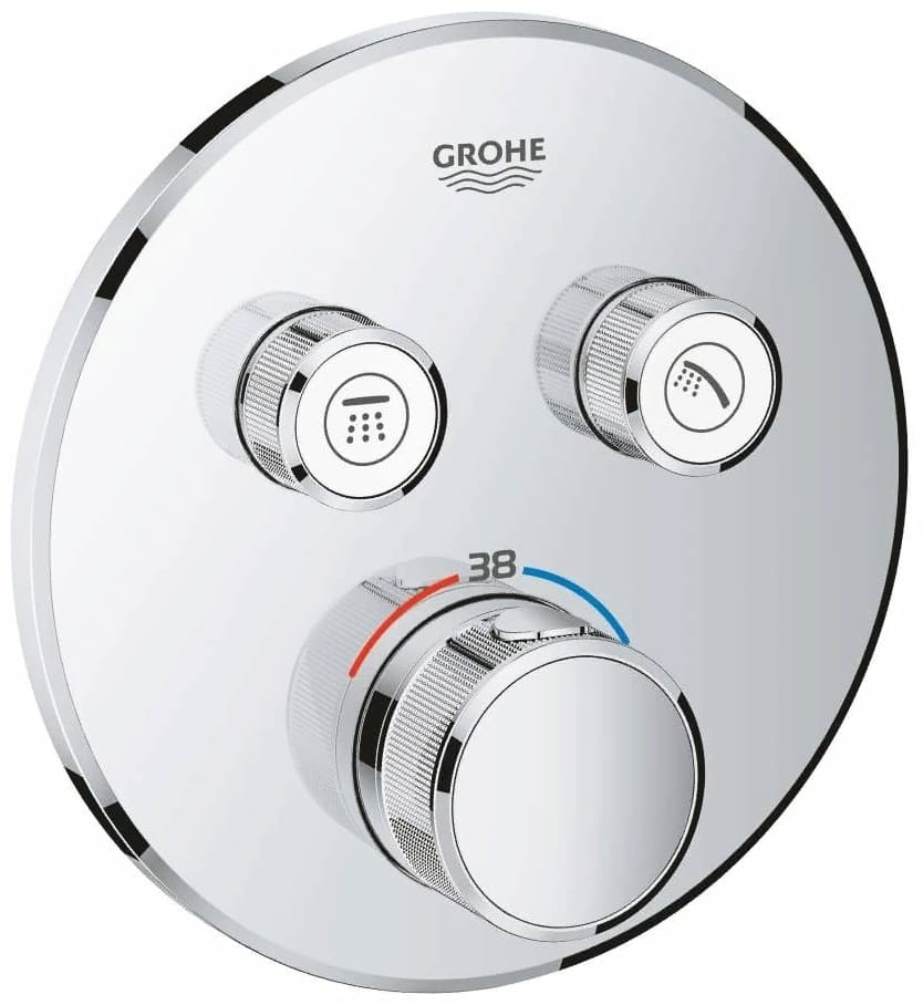 Смеситель для ванны с душем Grohe Grohtherm SmartControl 29119000, однозахватный
