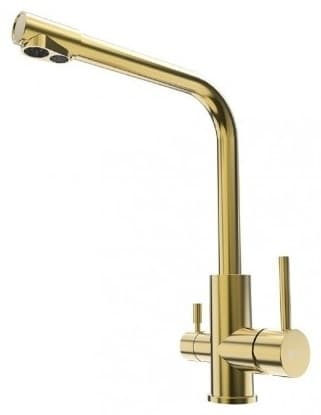 Смеситель для кухни (мойки) Lemark Expert LM5061G, двухзахватный