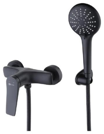 Смеситель для душа Lemark Bronx LM3703, латунь, цвет черный