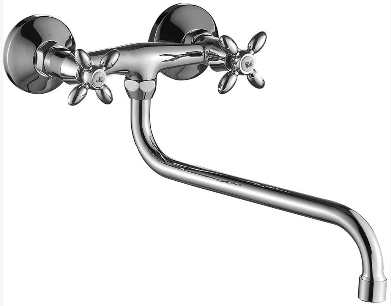 Смеситель для ванны DecoRoom DR53016, двухзахватный