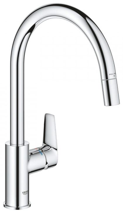 Смеситель для кухни Grohe 30536000, латунь, цвет серебряный