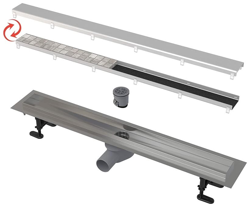 Alcaplast трап APZ13-DOUBLE9-750 (7.1х75 см)
