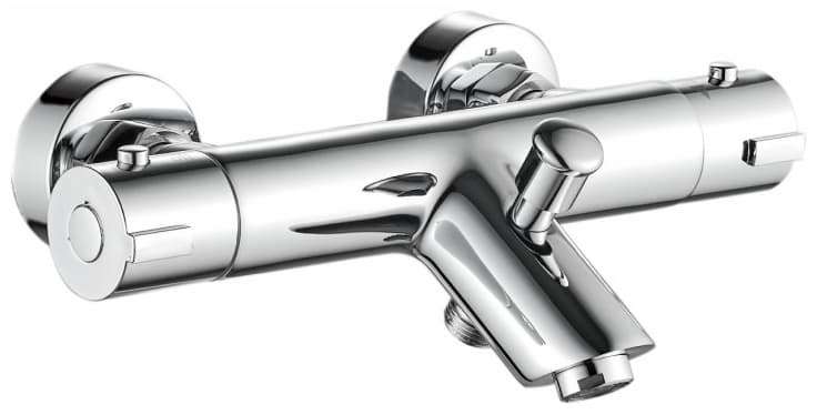 Смеситель для ванны Haiba HB60809, латунь, цвет серебряный