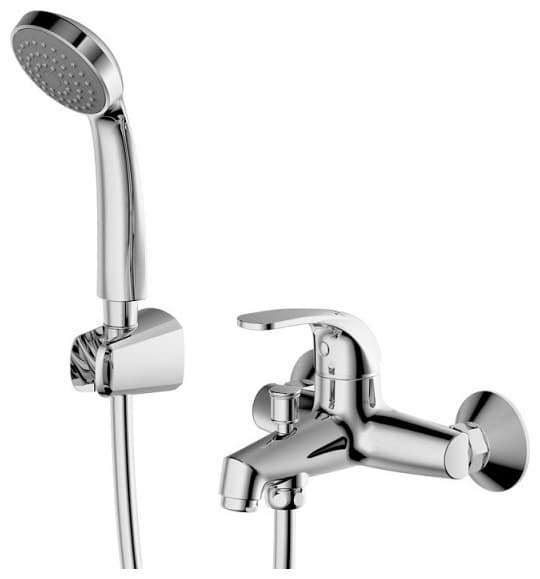 Смеситель для ванны с душем BRAVAT Fit F6135188CP-B-RUS, однозахватный