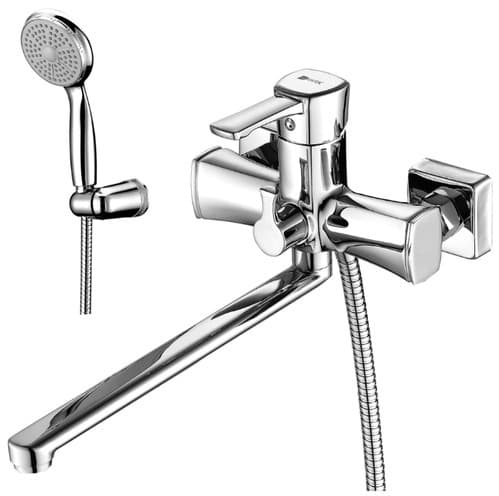 Смеситель для ванны Lemark Evitta LM0551C, латунь, цвет хром