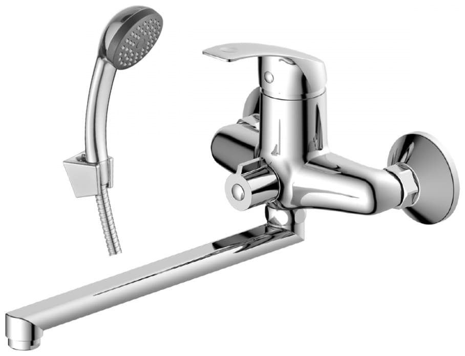 Смеситель для ванны DecoRoom DR71043, сплав алюминия, цвет хром
