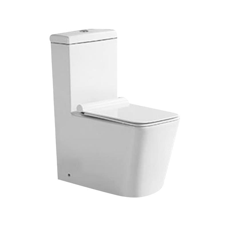 Унитаз монолитный SANITECO SA-3074 белый 690X360X835