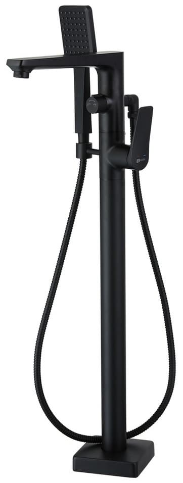 Смеситель для ванны Lemark LM3744BL, латунь, цвет черный