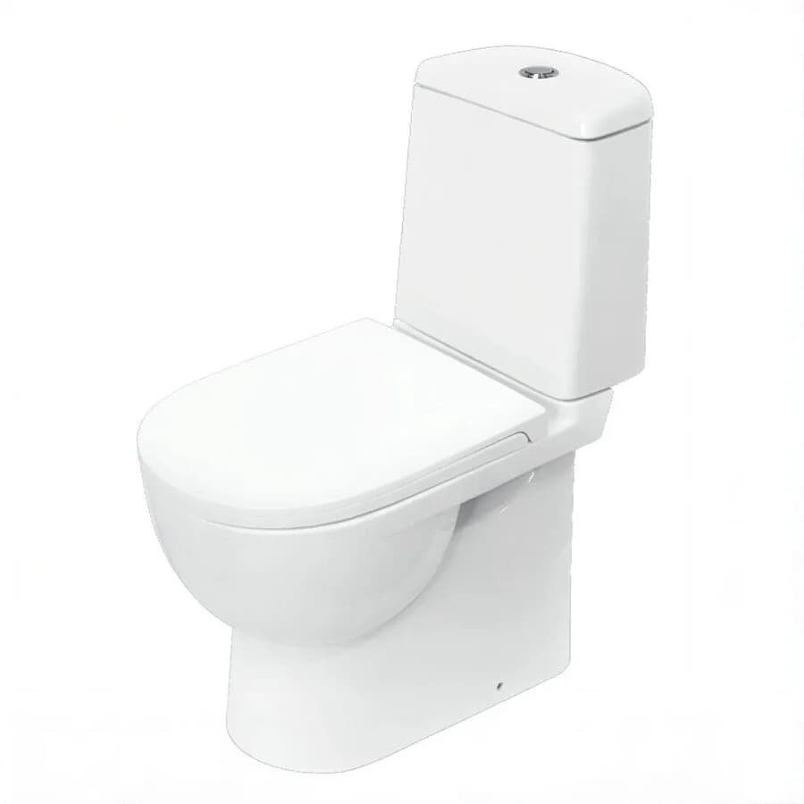 Напольный унитаз-компакт Sanita Luxe Best Comfort WC.CC/Best/2-DM/WHT.G/S1, крышка микролифт